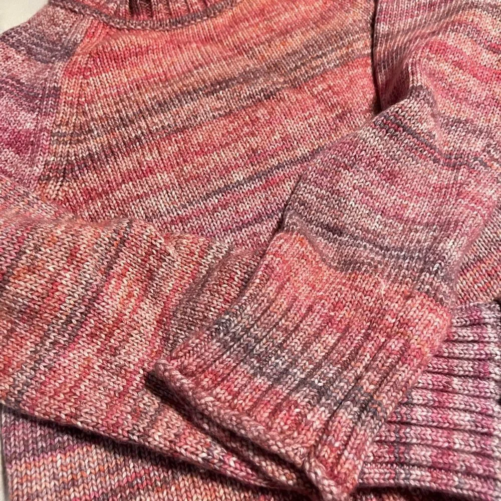 J. Crew Women's Space Dyed Pink Sweater
